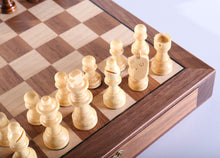 Load image into Gallery viewer, 10" Travel Walnut Wood Chess Set