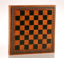 Load image into Gallery viewer, 11" Leatherette Cabinet Chess Storage Board