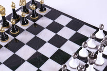 Load image into Gallery viewer, 13" Onyx Chess Set with Florentine Pieces