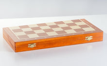 Load image into Gallery viewer, 16" Folding Tournament Chess Set - German Design Ebonized