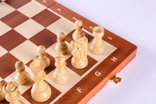 Load image into Gallery viewer, 18.5" Folding Tournament Chess Set - 3.5" Black & Boxwood