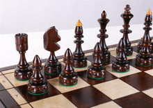 Load image into Gallery viewer, 18" Indian Wooden Chess Set
