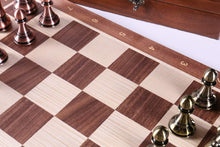 Load image into Gallery viewer, 21.5" Walnut and Metallic Style Set with Storage