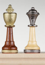 Load image into Gallery viewer, 3" Florentine Metal & Wood Chessmen