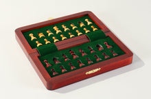 Load image into Gallery viewer, 7 3/8" Magnetic Folding Chess Set in Blood Rosewood & White Maple
