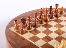 Load image into Gallery viewer, 7" Magnetic Wood Folding Chess Set