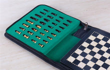 Load image into Gallery viewer, 8" Magnetic Travel Chess Set in Black and Boxwood