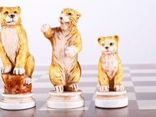 Load image into Gallery viewer, Animal Kingdom Chess Pieces from Italy