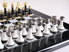 Load image into Gallery viewer, Black & White Wood And Metal Set