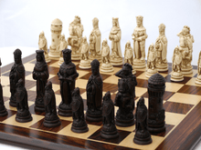 Load image into Gallery viewer, Camelot Chess Pieces by Berkeley - Russet Brown