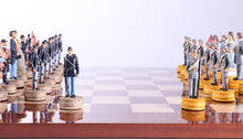Load image into Gallery viewer, Civil War Chess Set with Storage