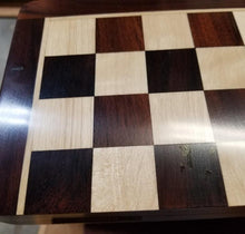 Load image into Gallery viewer, DEAL ITEM: 12" Magnetic Folding Chess Set in Golden Rosewood