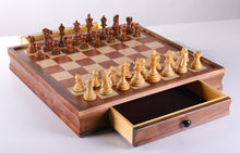 Load image into Gallery viewer, DEAL ITEM: 19" English Chess Set with pull out storage