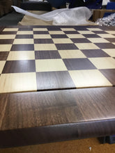 Load image into Gallery viewer, DEAL ITEM: 21" Hardwood Player's Chessboard JLP, USA