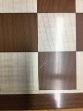 Load image into Gallery viewer, DEAL ITEM: Large 16" Folding Magnetic Golden Rosewood/Maple Chess Set in Leatherette Case