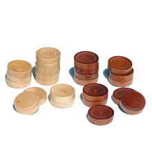 Load image into Gallery viewer, DEAL ITEM: US Made Round Pedestal Game Table, Solid Cherry Wood - 3 in 1
