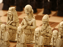 Load image into Gallery viewer, Egyptian Chess Pieces by Berkeley - Russet Brown
