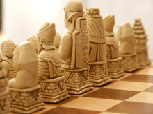 Load image into Gallery viewer, Egyptian Chess Pieces by Berkeley - Russet Brown