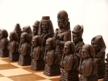Load image into Gallery viewer, Egyptian Chess Pieces by Berkeley - Russet Brown