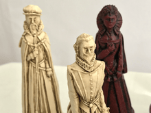 Load image into Gallery viewer, Elizabethan Chess Pieces by Berkeley - Cardinal Red