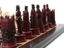 Load image into Gallery viewer, Elizabethan Chess Pieces by Berkeley - Cardinal Red