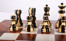 Load image into Gallery viewer, Exotic Zagreb Inlay Chess Set on Spain Elm and Rootwood