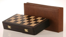 Load image into Gallery viewer, DEAL ITEM: 12" Magnetic Folding Chess Set in Rosewood Boxwood