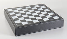 Load image into Gallery viewer, DEAL ITEM: 7 In 1 Black Leatherette Game Set (NO CHESS PIECES)