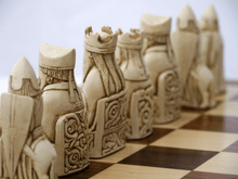 Load image into Gallery viewer, Isle of Lewis Chess Pieces by Berkeley - Russet Brown