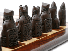 Load image into Gallery viewer, Isle of Lewis Chess Pieces by Berkeley - Russet Brown