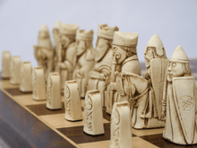 Load image into Gallery viewer, Isle of Lewis Chess Pieces by Berkeley - Russet Brown