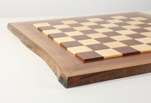 Load image into Gallery viewer, JLP Natural Edge Hardwood Chessboard #11