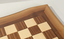 Load image into Gallery viewer, JLP Natural Edge Hardwood Chessboard #13