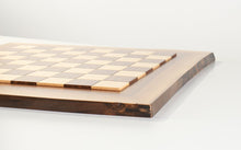 Load image into Gallery viewer, JLP Natural Edge Hardwood Chessboard #13