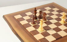 Load image into Gallery viewer, JLP Natural Edge Hardwood Chessboard #14