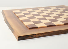Load image into Gallery viewer, JLP Natural Edge Hardwood Chessboard #14