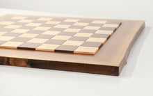 Load image into Gallery viewer, JLP Natural Edge Hardwood Chessboard #14
