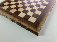 Load image into Gallery viewer, JLP Natural Edge Hardwood Chessboard #20