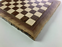 Load image into Gallery viewer, JLP Natural Edge Hardwood Chessboard #21