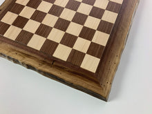 Load image into Gallery viewer, JLP Natural Edge Hardwood Chessboard #23