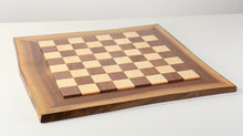 Load image into Gallery viewer, JLP Natural Edge Hardwood Chessboard #8