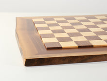 Load image into Gallery viewer, JLP Natural Edge Hardwood Chessboard #8