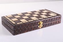 Load image into Gallery viewer, KINGS Wooden Chess Set, 11 1/4" Square
