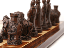 Load image into Gallery viewer, Mandarin Chess Pieces by Berkeley - Russet Brown