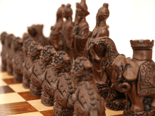 Load image into Gallery viewer, Mandarin Chess Pieces by Berkeley - Russet Brown