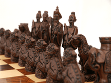Load image into Gallery viewer, Mandarin Chess Pieces by Berkeley - Russet Brown