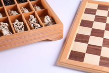 Load image into Gallery viewer, Christopher Columbus Pieces on Beech Wood Storage Chest