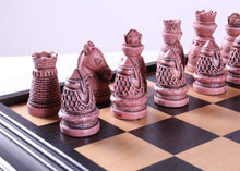 Load image into Gallery viewer, Medieval Chess & Checkers Set