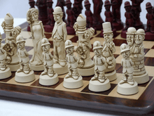Load image into Gallery viewer, Movie Stars Chess Pieces by Berkeley - Cardinal Red