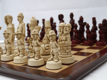 Load image into Gallery viewer, Movie Stars Chess Pieces by Berkeley - Cardinal Red